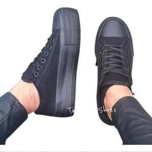 ZAPATILLA LONA NEGRA