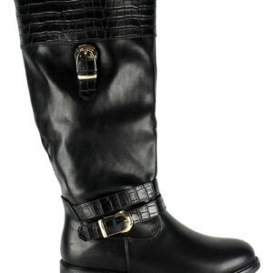 BOTA TOMMY NEGRA LARGA